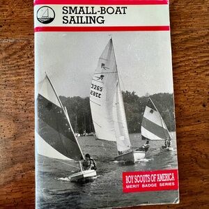 Vintage Boy Scouts of America, Merit Badge: SMALL BOAT SAILING 1997 Printing